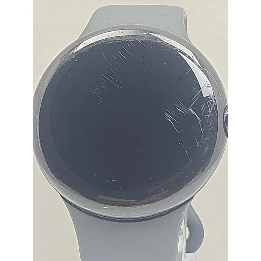 Google Pixel Watch 1st Gen GWT9R LTE 4G Black Smartwatch Fitbit Tested - Read